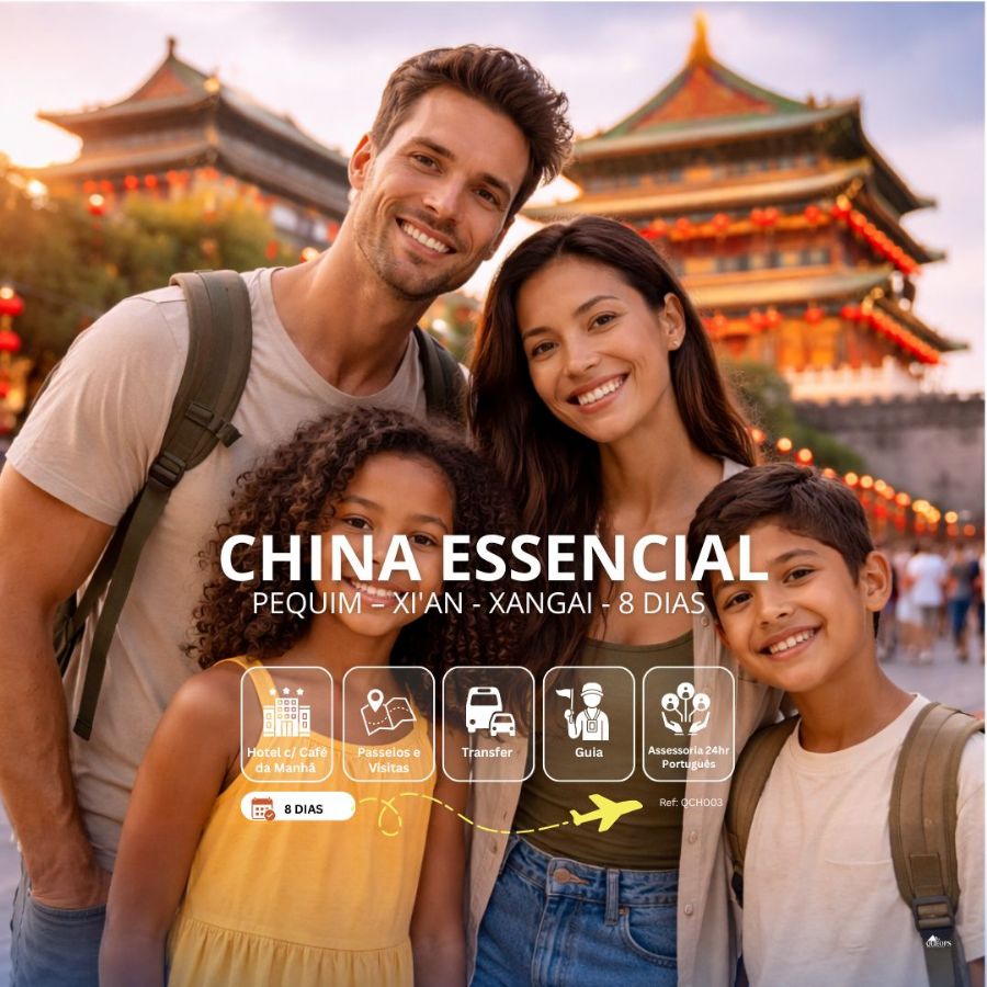 QCH003 -   8 DIAS PEQUIM – XI'AN - XANGAI