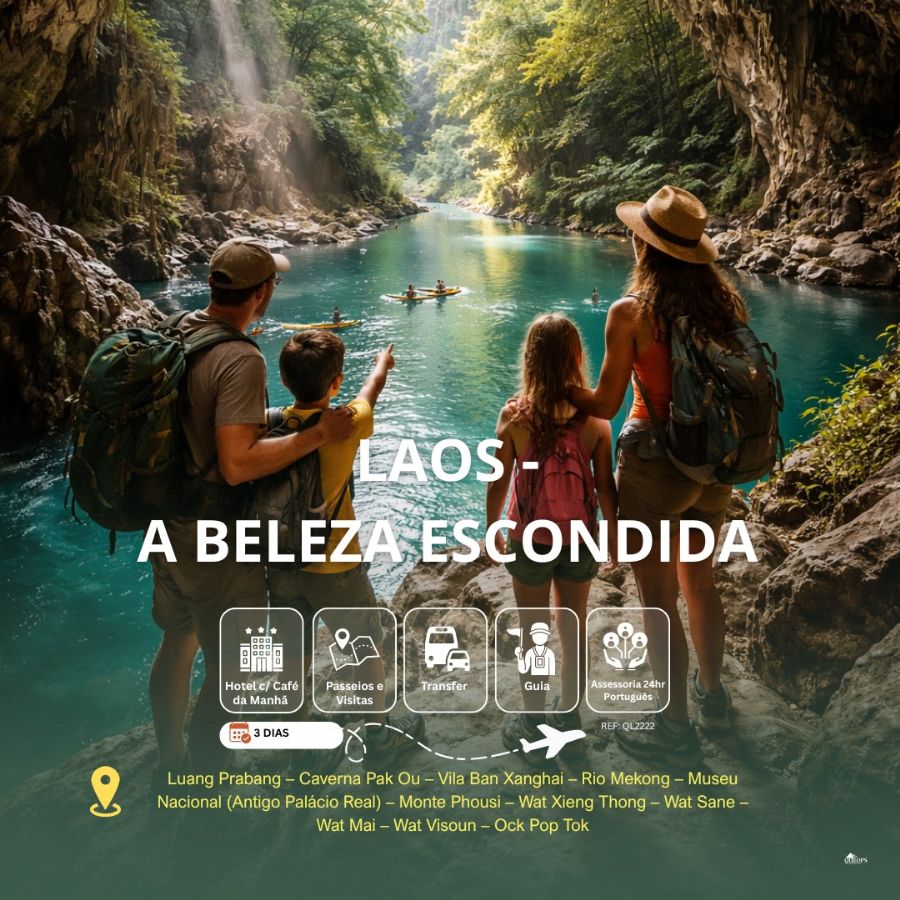 QL2222 A BELEZA DE LAOS  03 DIAS